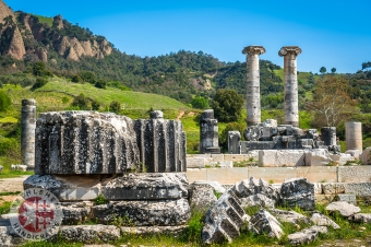 Greek Temple of Artemis Near Ephesus and Sardis