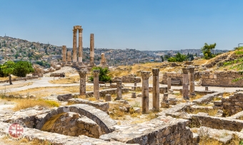 Ruins of the Byzantine Church at Amman Citadel, Amman