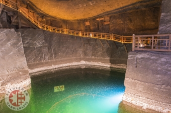 The Erazm Baracza Chamber and Subterranean Lake, Wieliczka Salt Mine