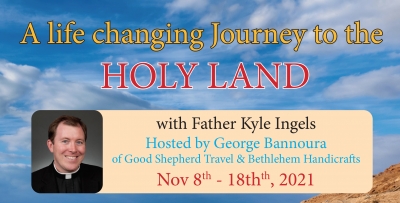 11 Days life Changing Journey to the Holy Land from Denver, CO - November 8-18, 2021 - Fr. Kyle Ingels